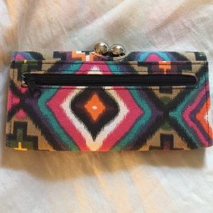 Multi colored wallet